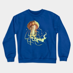 Black Sea nettle jellyfish Crewneck Sweatshirt